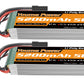 Nihewo 2S Lipo Battery, 7.4V RC Batteries 5200mAh 80C Hard Case with Tr Plug Compatible with 1/10 and 1/8 RC Car Vehicle Truck B