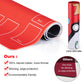Biouai Playmat For Trading Card Game - 2 Player Trainer Mat For Game With Carry Case Tube(Red)
