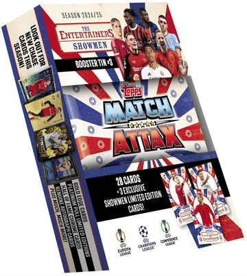 Topps Match Attax 24/25 - Random Booster Tin - Contains 28 Match Attax Cards Plus 3 Exclusive Les