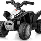 Olakids Kids Ride On Atv, 6V Electric Vehicle For Toddlers, 4 Wheeler Battery Powered Motorized Quad Toy Car For Boys Girls With Led Lights, Horn (Black)