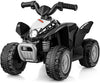 Olakids Kids Ride On Atv, 6V Electric Vehicle For Toddlers, 4 Wheeler Battery Powered Motorized Quad Toy Car For Boys Girls With Led Lights, Horn (Black)