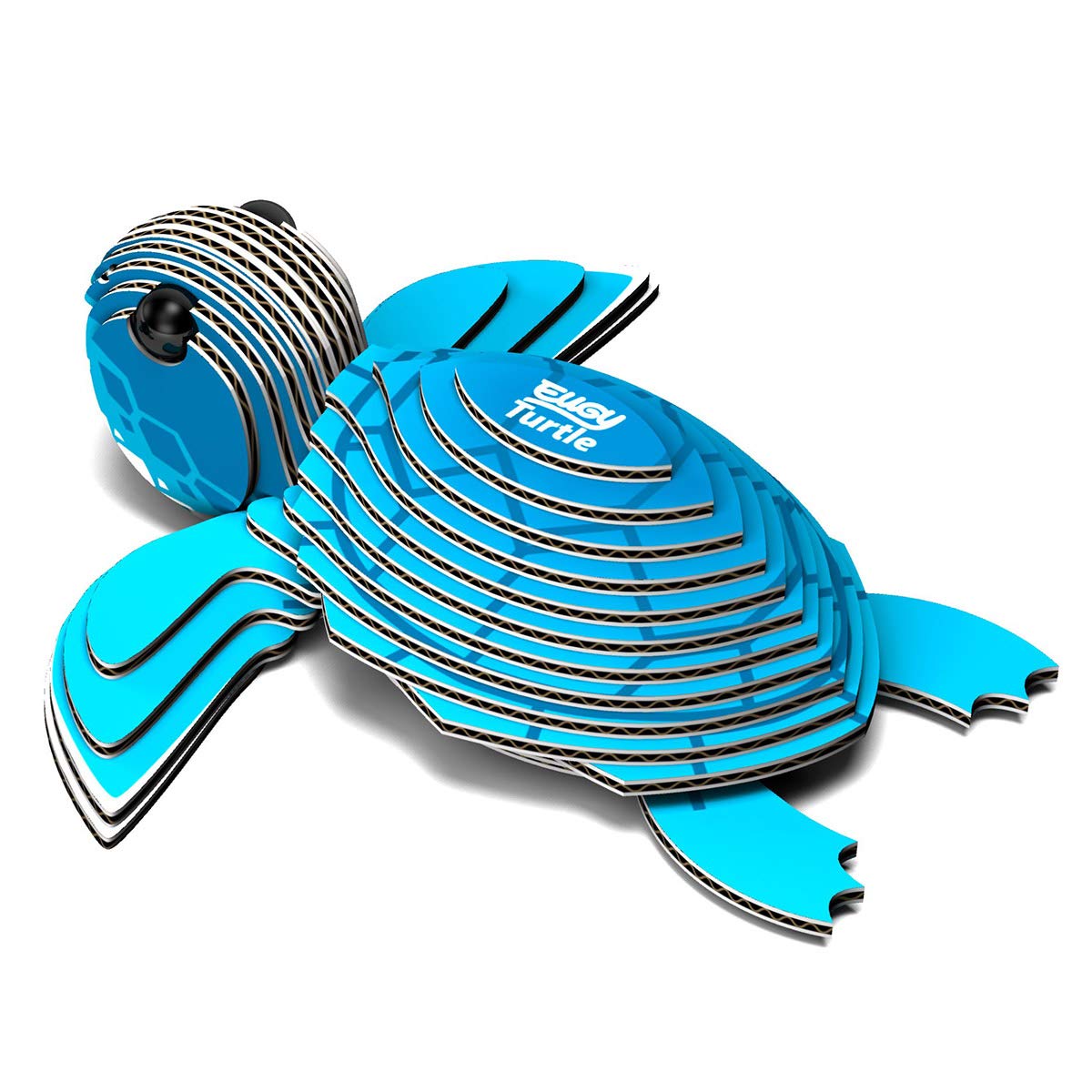 Eugy Sea Turtle 3D Puzzle, 26 Piece Eco-Friendly Educational Toy Puzzles For Boys, Girls & Kids Ages 6+