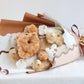 Cute Bear Bouquet - Plush Toy Bouquet with Cute Soap Flower - Handmade Toy Bouquet for Any Occasions, Birthday, Bridal Shower, G