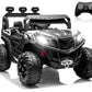 Anpabo 24V 4X4 Ride On Car Truck W/Remote Control, 4Wd/2Wd Switchable Kids Utv, 19inch Spacious Seat, 4 Shock Absorbers, Soft Start