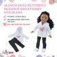 Emily Rose 18 Inch Doll Hooded Thick Sweatshirt And Jeans Casual Outdoor Clothing Outfit | Doll Not Included | Gift Boxed! | Compatible With 18-Inch American Girl Dolls