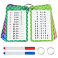Catephe Subtraction Flashcards 0-12, 13 Pcs Subtraction Chart Math Flashcards, Subtraction Math Game, Times Table Flash Cards Wi