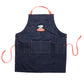 Curious Chef 11-Piece Denim Chef'S Kit For Kids, Includes Real Cooking And Baking Tools - Cotton Apron, Whisk, Spatula, Mixing S