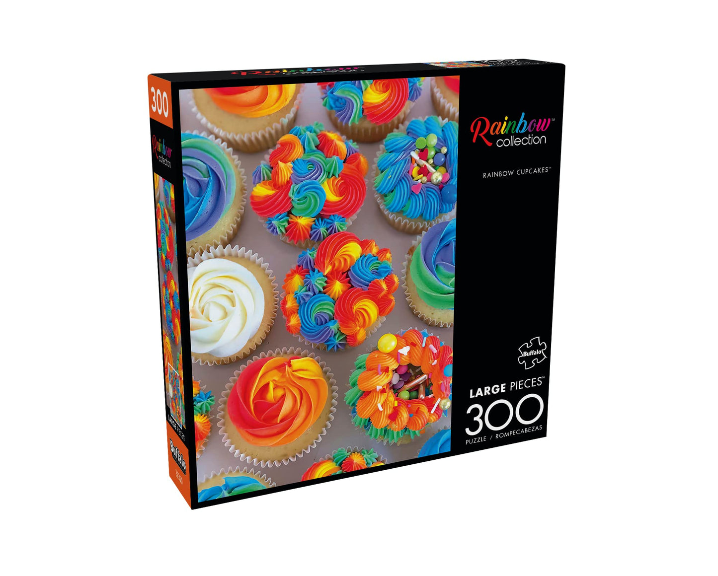 Buffalo Games - Erin Shelton - Rainbow Cupcakes - 300 Piece Jigsaw Puzzle For Adults Challenging Puzzle Perfect For Game Nights - Size Is 21.25 X 15.00