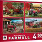 MasterPieces 2000 Piece Jigsaw Puzzle for mature-themed  Family  Or Youth - Farmall 4-Pack 14 X 19 - Family Owned American Puzzle Company
