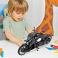 Bdtctk 1:12 Compatible For Travertson V-Rex Motorcycle Toy Car, Model Car, Collection And Decoration Gift Toy For Adults And Kid