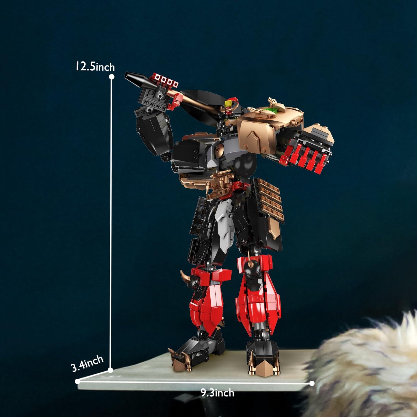JMBricklayer Mech Sets Robot Building Blocks for mature-themeds 70127  Mechs decorative replica bladesman Assassin Action Figure Model Kits to Build  Cool Mech Decor Hero Figure Display  Gifts for Boys Girls mature-themed(920 Pieces)