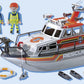 Playmobil Fire Rescue Set with Personal Watercraft, Standard Size, Multicolor, Model 70140, Durable Plastic