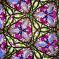RII Handcrafted Etched Floral Pattern Lacquered Brass Kaleidoscope Includes Two Separate Turning Wheels-A Perfect Addition to an