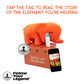 Follow Your Legend Timmy 9'' Baby Elephant Plushie With Milk Bottle - Adopt Me Plushies, Stuffed Animal, Cute Plushies