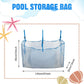 Pool Float Toys Storage Bag,Pool Float Organizer Hanging Mesh Bag For Balls,Floats,Water Inflatable Toy,High Strength Pool Toy S