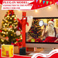 Poen Easter Mini Inflatable Tube Man Gag Funny Gift For Kids Wacky Waving Inflatable Tube Guy With Blower Joke Toy Desktop Quirky White Elephant Gift For Table Birthday Party Decor(Anger)