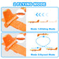 Fuwidvia 3 Pack Airplane Launcher Toys, 2 Flight Modes Led Foam Glider Catapult Plane Toy For Boys, Outdoor Flying Toys Birthday