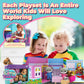 Tiny Tukkins Doggy Family Stuffed Animal Preschool Playset- Play Preschool Set For Girls & Toddlers Includes Big Sister And Baby
