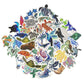Aowplc 100 Pcs Ocean Animal Stickers, Waterproof Vinyl Sea Life Sticker Pack