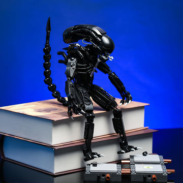 Xenomorph Action Figure Building Kit Compatible With Lego Sets For For Adults,Horror Halloween Toys For Boys 8-12,14 Years Up 61