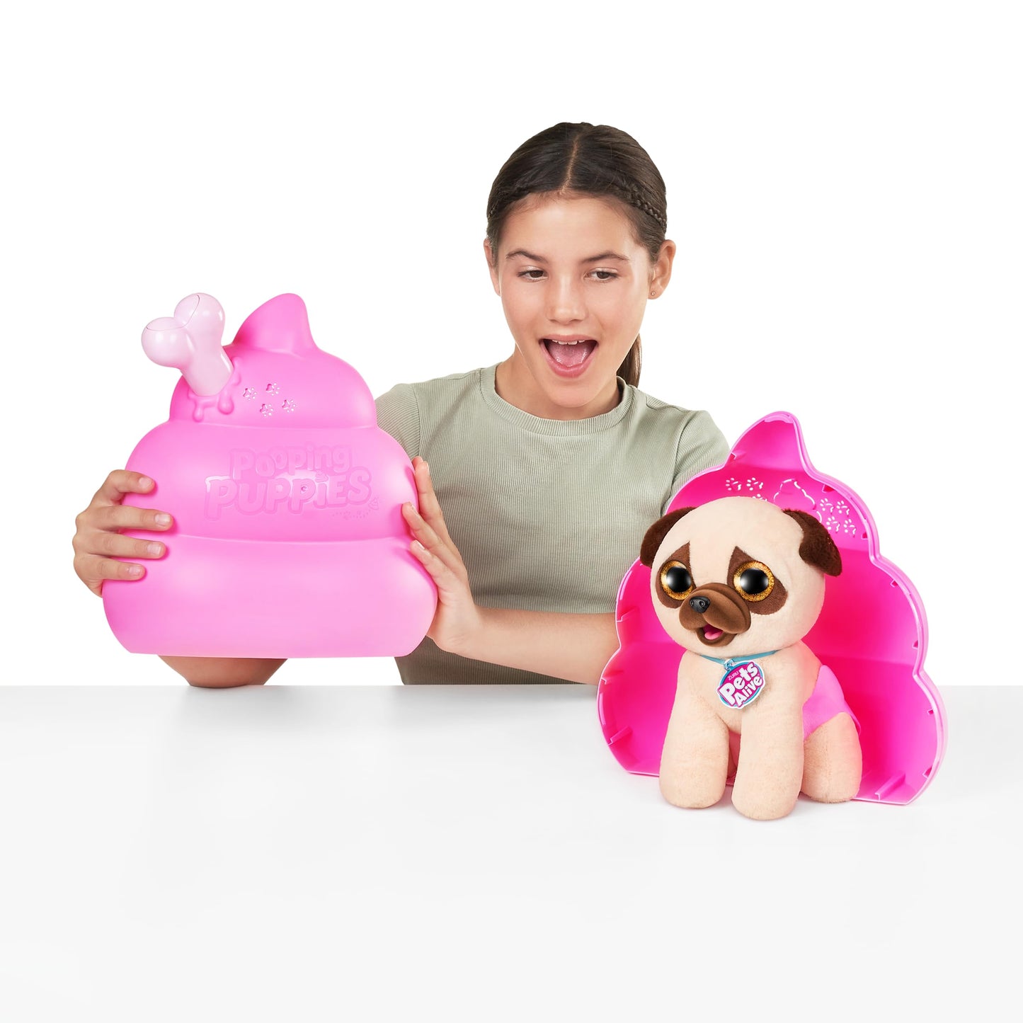Pets Alive Pooping Puppies (Dalmatian) By Zuru Surprise Puppy Plush, Ultra Soft Plushies, Interactive Toy Pets, Electronic Pet Puppy For Girls And Children