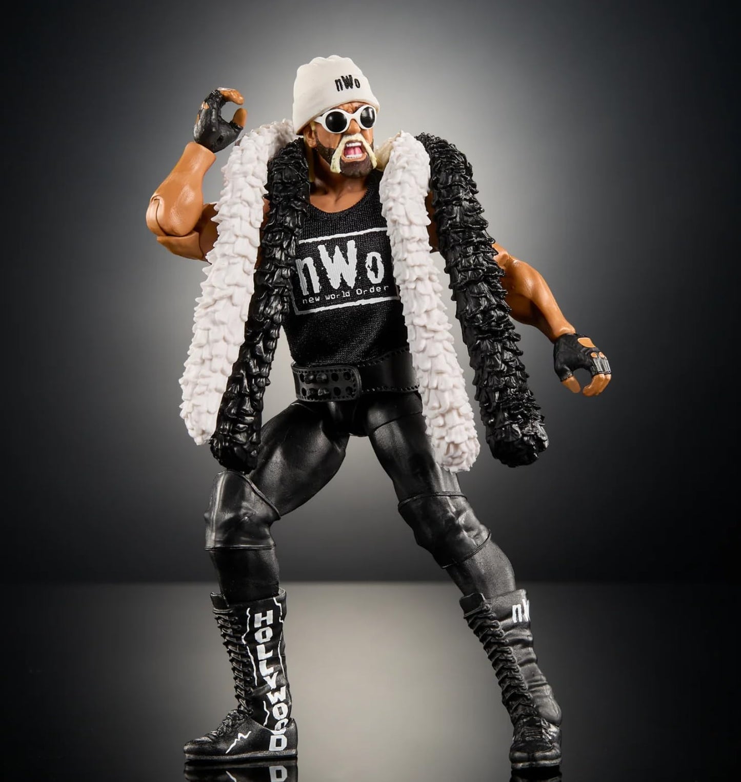 WWE Hollywood Hulk Hogan NWO 2025 Elite Action Figure Toy - 2" Plastic Model JCK25