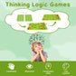 Brain Stem Activity Logic Kits, Board Teaser Games & Puzzles Toys With 200+ Challenges, 4 Difficulty Levels For Kids Ages 3-10,