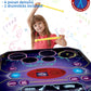 Sunlin 2-In-1 Music Jam Mat, Music Learning Toy For Boys Girls 3-6, Drum Set + Piano Mat, Toddler Birthday Gift 3 4 5 6 Years, Record & Playback, Built-In Songs, 8 Instrument Sounds, Volume Control
