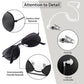 Boompark Ring Wedding Bearer Security: Ring Gifts Bearer Sun Glasses + Earpiece Cosplay + Ring Wedding Bearer Badge Police Fbi