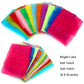 Colovis Square Dance Scarves, 48 Pcs Juggling Scarf Props Magic Trick Silk Scarves Music Movement Scarf 12 Colors 24 By 24 Inches