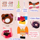 Cymbana Sewing Kit For Kids, Animal Unicorn Sewing Bags, Beginners Learn To Sew Crafts, Party Gifts For Girls Age 6 7 8 9 10