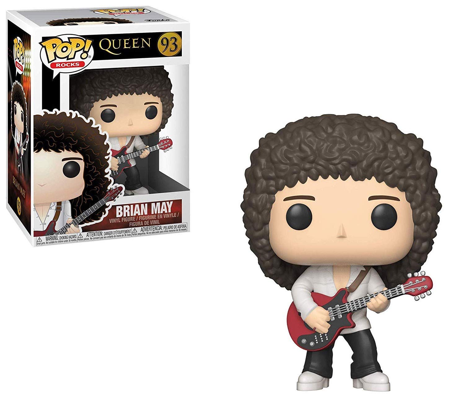 Funko 33720 Pop Rocks: Queenbrian May, Standard, Multicolor -Like New