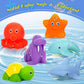 Mold Free Baby Bath Toys For Kids Ages 1-3,No Hole Ocean Animal Bathtub Toys For Infant 6-12-18 Months, Tub Toys Toddlers 2-4 Year Old Boys Girls(6 Pcs With Storage Bag)