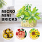 SJIADA 8 Pieces Flower Block Set  Plant and Succulent Toys Birthday Gift for Women and Girls As a Decoration or mature-themed Block Toy