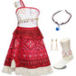 Cotrio Princess Dress Costume For Girls Adventure Outfit Pretend Play Dress Up Birthday Party Fancy Dresses Christmas Gift Cloth