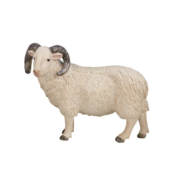 Mojo Sheep Ram Realistic Farm Animal Hand Painted Toy Figurine