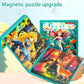 Magnetic Puzzles For Toddlers 4-6 Girls, Travel Puzzles For Kids Ages 3-5, 3 In 1 Dinosaurs Magnet Jigsaw Puzzle Book, Preschool