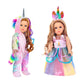 Wondoll 2-Sets 18-Inch Doll-Clothes Set - Unicorn Clothes With Hair Clip And Headband - Compatible With All 18 Inch Dolls Accessories For Kids -Pink
