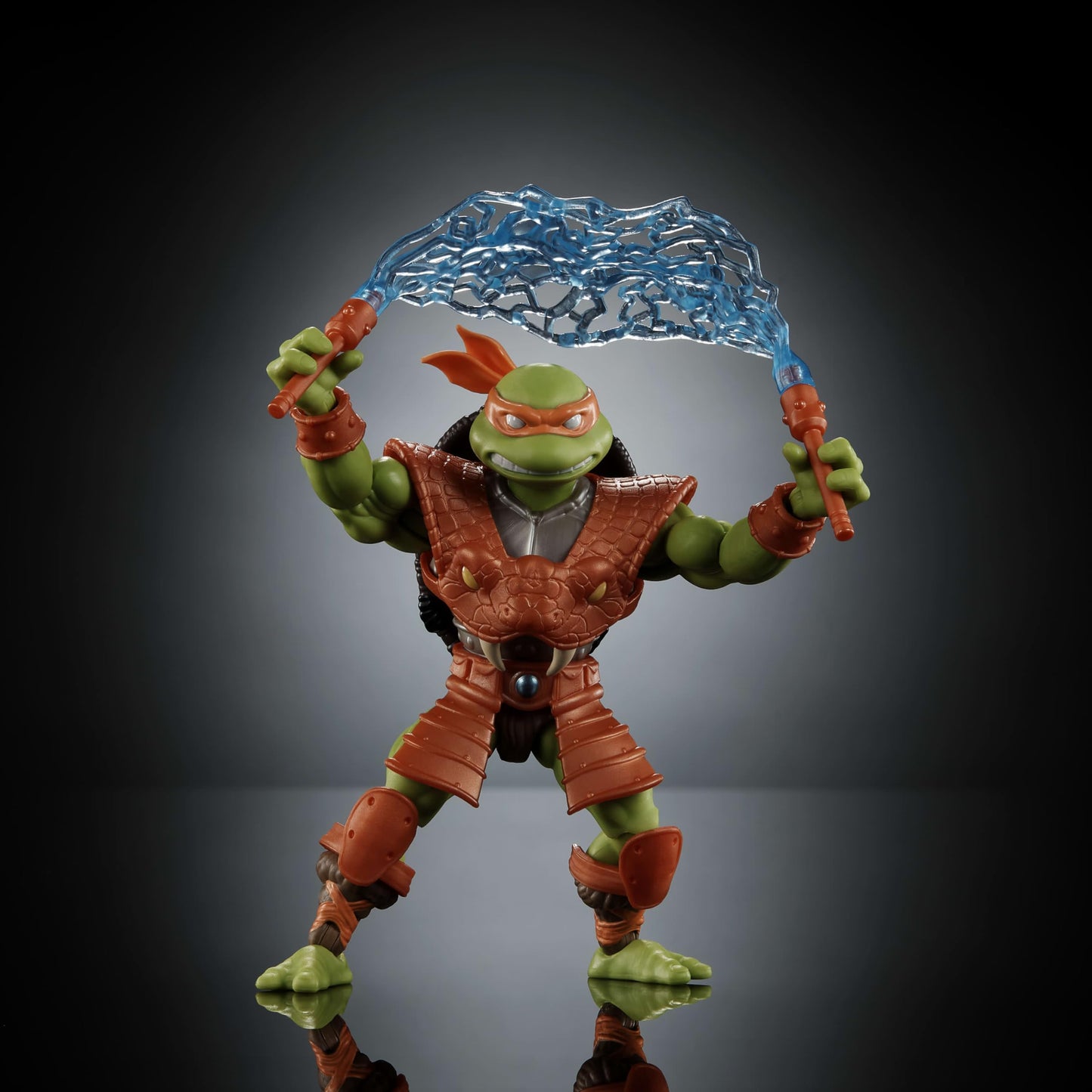 Masters of Universe Origins Turtles of Grayskull Michelangelo Reptile Wars Posable Action Figure  Teenage Mutant Ninja & Motu Crossover Hero Mikey Toy