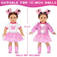 American 18 Inch Dolls Clothes Pretend Makeup Accessories Gift Playset For Girls,Cosmetic Bag Toys Fits For 18 Dolls Include Ski