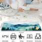 Watercolor Forest For Mtg & Tcg Playmat,Bfdhgqzc 24'' X 14'' Game Mat For Mtg/Rpg/Ccg Trading Card Game Playmats Table Mat Perfe