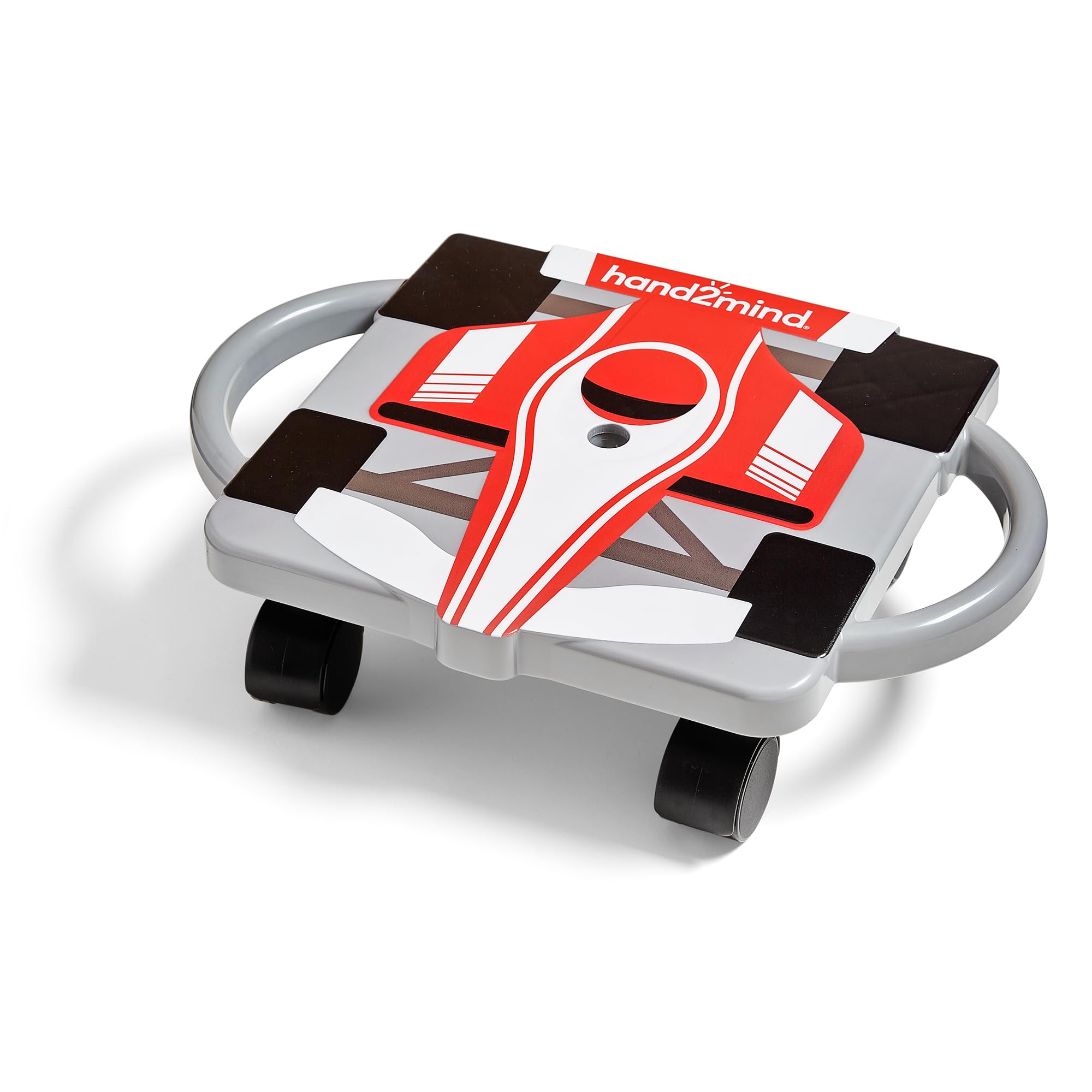 Hand2mind Red Hand2Mind Red Speedway Racer Scooter Board, Floor Scooter Board, Gross ...