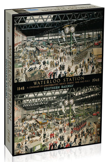 Waterloo Station 1000 Piece Jigsaw Puzzle | Sustainable Puzzle For Adults | Premium 100% Recycled Board | Great Gift For Adults | Gibsons Games