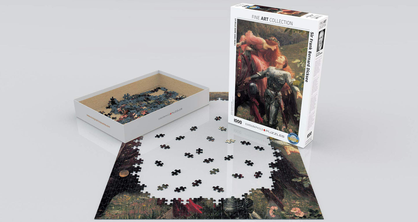 Eurographics La Belle Dame Sans Merci (Detail) By Sir Frank Dicksee 1000 Piece Puzzle