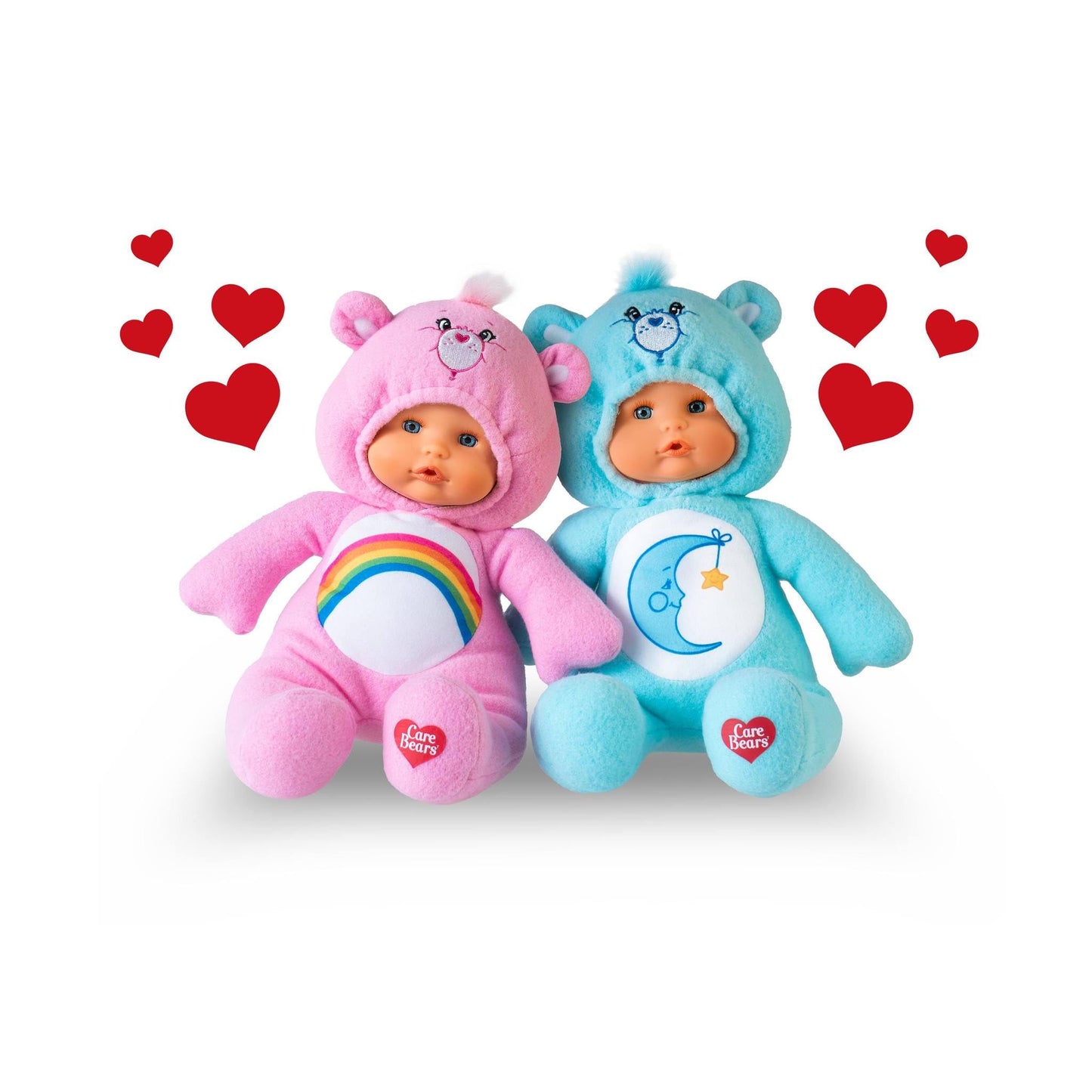 Nenuco Cheer Bear - Pink Care Bear 14'' Baby Doll With Soft Body For Ages 3+