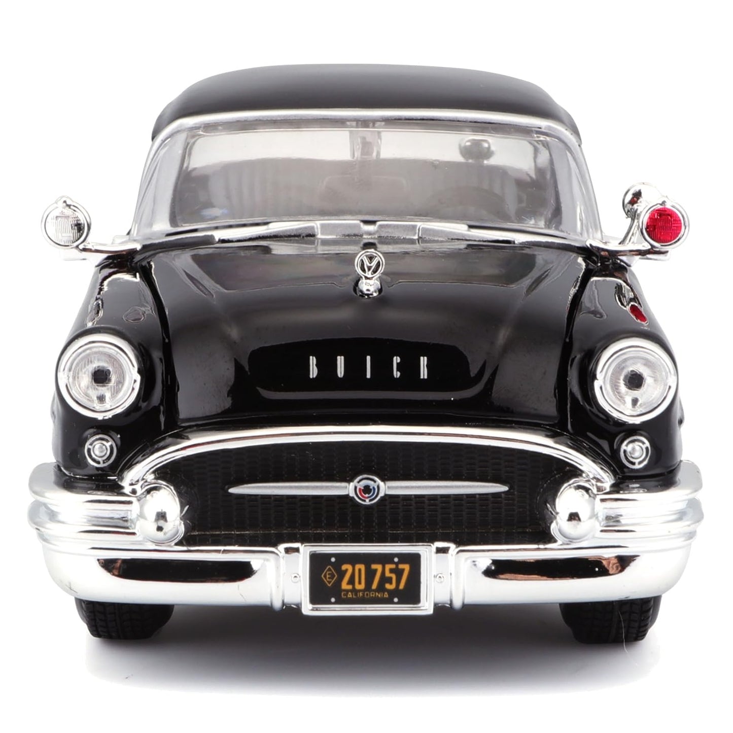 1955 Buick Century Police Car Black and White 1/26 Diecast Model Car by Maisto