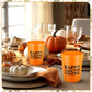 Willinglong 24 Pcs Friendsgiving Cups 16oz Happy Friendsgiving Party Decorations Reusable Plastic Drinking Cups Fun Friends Gath