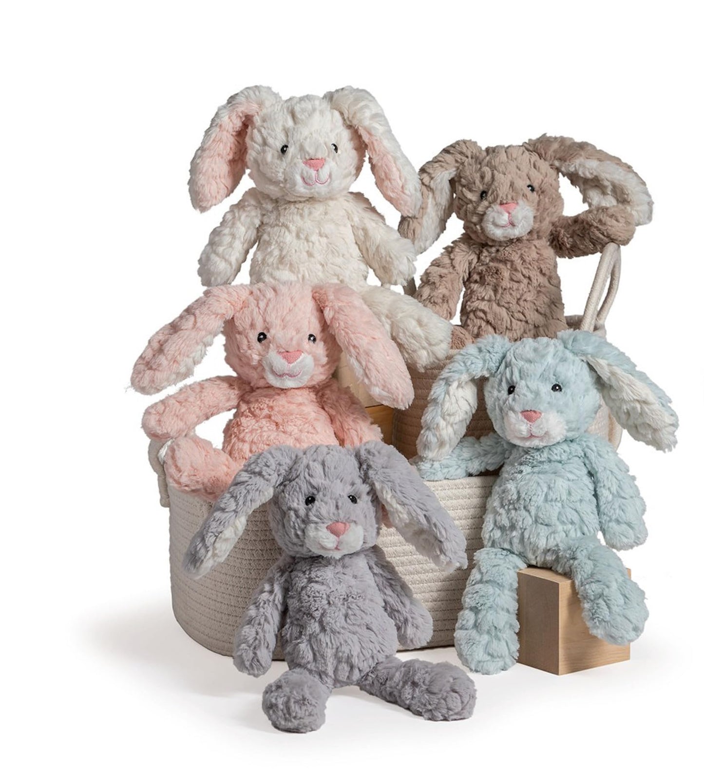 Mary Meyer Putty Stuffed Animal Soft Toy, 11-Inches, Grey Shadow Bunny