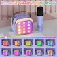 Flueston Mini Karaoke Machine For Kids Adults, Portable Bluetooth Speaker With Wireless Microphone, Birthday Kids Gifts Toys For