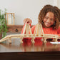 Mindware Keva Brain Builders Deluxe: Stem Building Toy Includes 75 Keva Planks, 40 Puzzle Cards, 8 Design Cards, 3D Building Ski